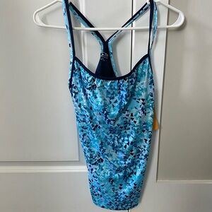 🔥5/25 NWT Champion Duo Dry Athletic Racerback Tank Top Shelf Bra Women’s Size L